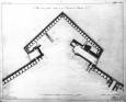 Redevelopment plan of   casemates in the bastion no 7 in the first half of the 19th century. . This is an example of durability  and vitality of  fortifications of the  bastion system and the continuation of the idea of strengthening of Zamość and the end of the 16th century.  