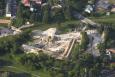 Formowanie masywów ziemnych, oznaczających położenie Bastionu I, stan z maja 2011 r. Fot. Z. Litwajtis.   