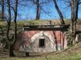 Poterna pod nadszańcem Bastionu IV. Stan z roku 2008, przed podjęciem robót. Fot. K. Wielgus.   