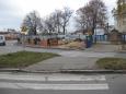 Miejsce prawego (krótszego) czoła Bastionu V. Jesień 2011 r. Fot. K. Wielgus.   