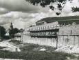 Odbudowa Bastionu VII, około 1970 r. Fot. S. Orłowski.   