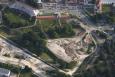 Brama Lubelska Nowa i początek przekształcania amfiteatru w lunecie V – VI. Stan z sierpnia 2011 r. Fot. Z. Litwajtis.   