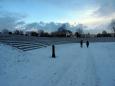 Widownia amfiteatru. Zima 2013 r. Fot. K. Wielgus.   